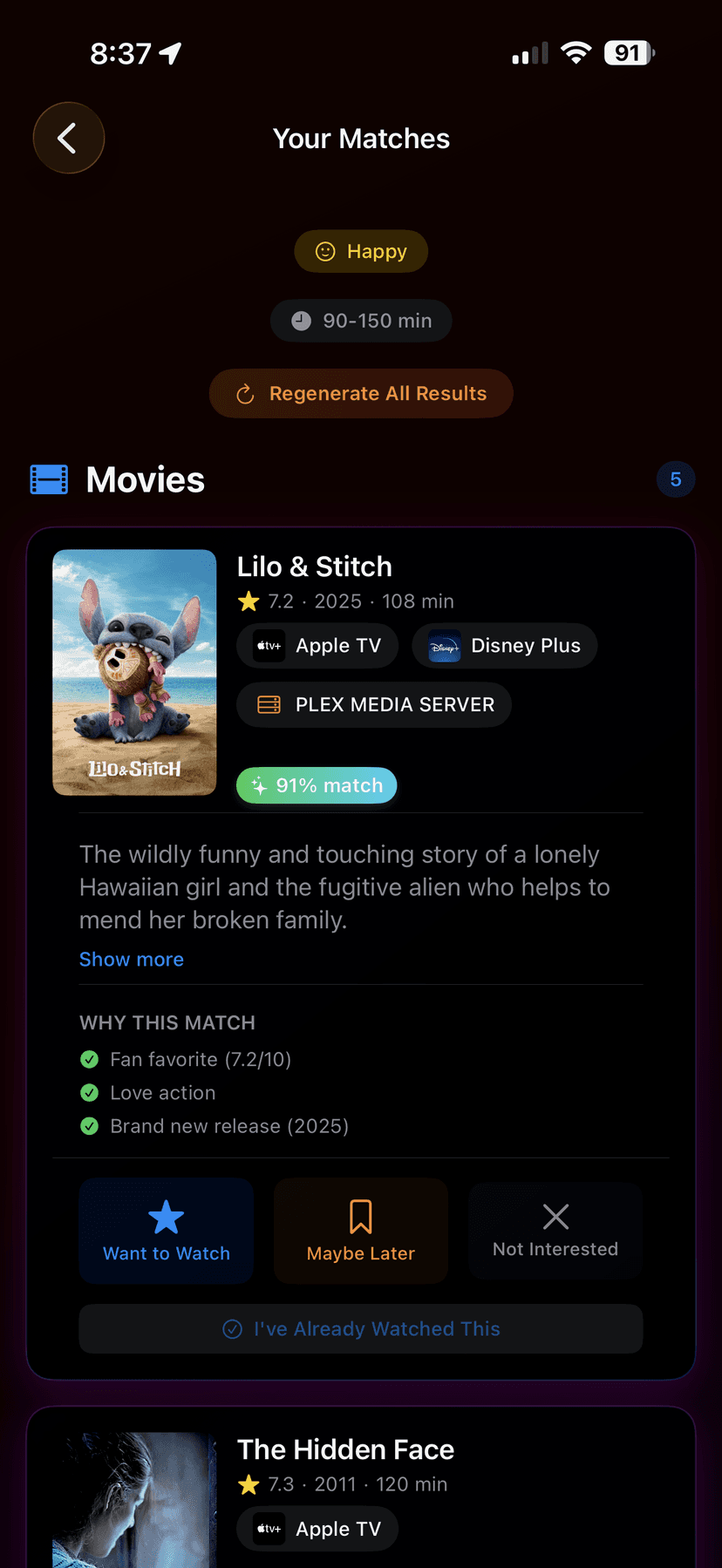 Personalized recommendations